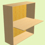 Adding a sliding shelf to a cabinet designed with Polyboard