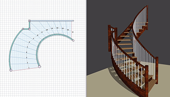 or design in StairDesigner