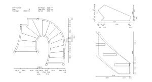 StairDesigner plans with complex shape management