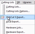 opticut export to Polyboard