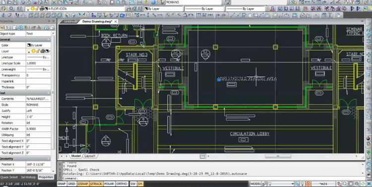 free nanocad example project