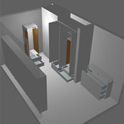dressing room using free cabinet design software