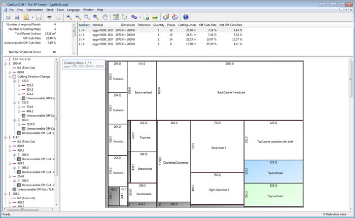 opticut cutting software for furniture