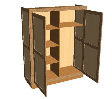 Polyboard cabinet design