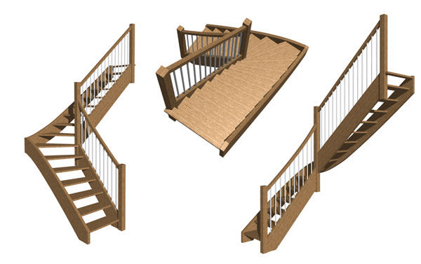 3d stair design models