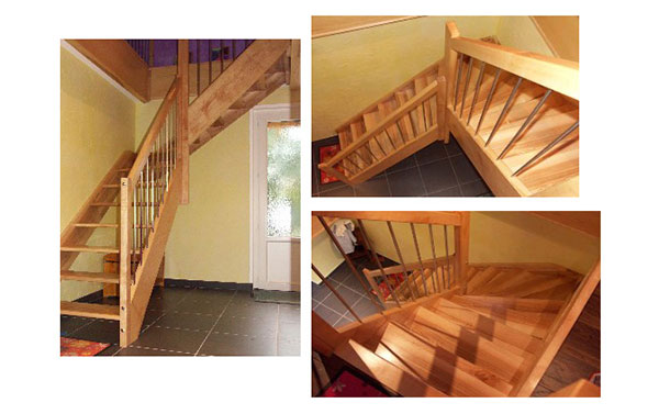the finished staircase design