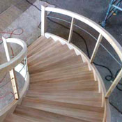 curved stair design using stair designer