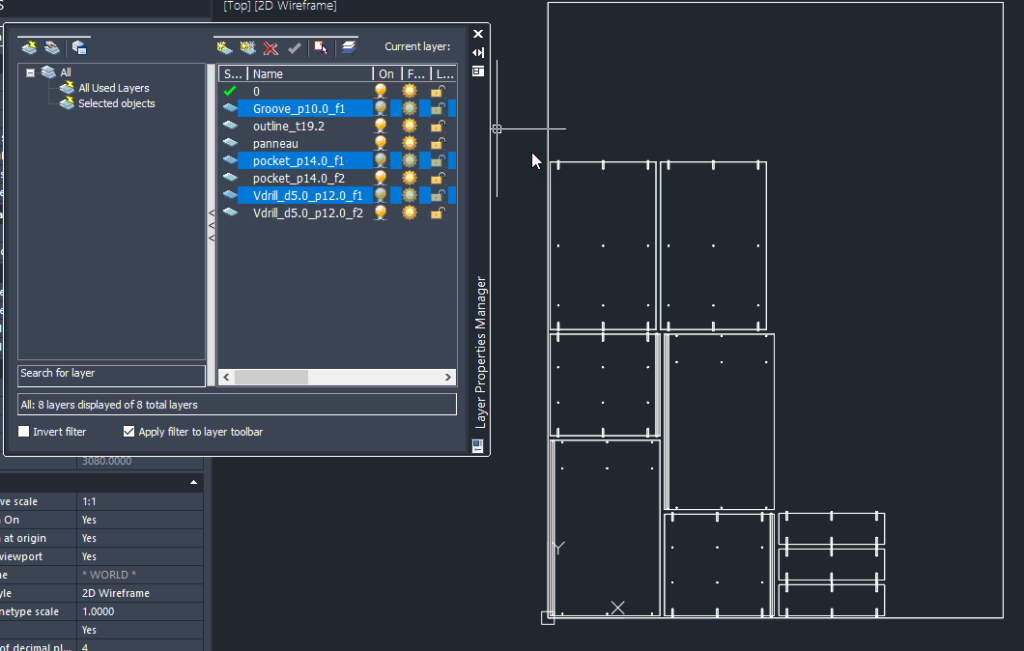 optinest dxf output with layer name for each machining operation