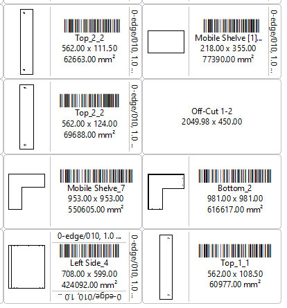 labels from optinest