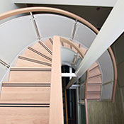 curved stair created in stairdesigner software