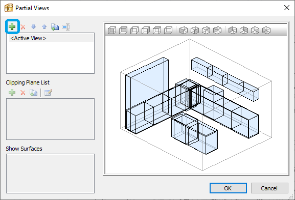 partial view feature in polyboard