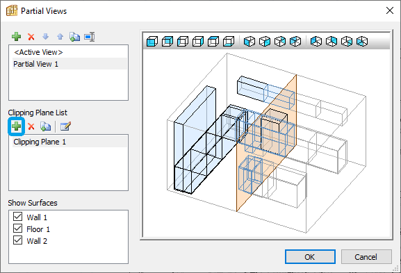 add a cutting plane in polyboard