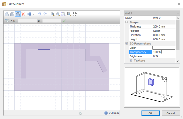 add window in project mode