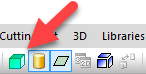 view in 3D icon