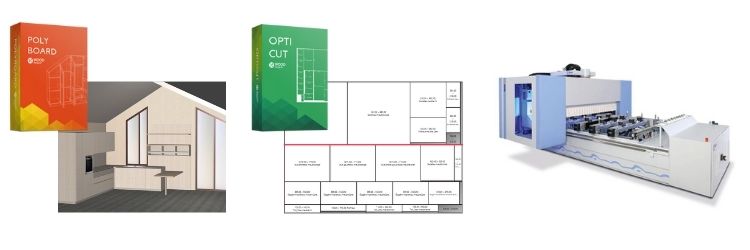 polyboard pro pp and opticut and point to point cnc