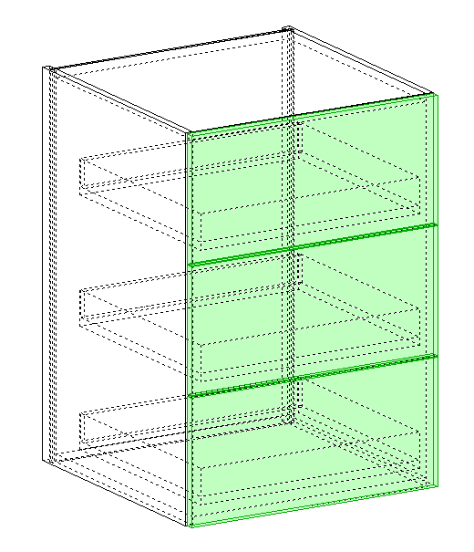 drawers in polyboard