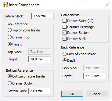 drawer inner components