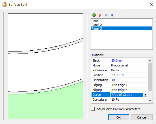 surface split window