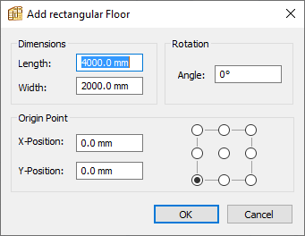 add rectangular floor window