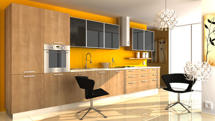 Kitchen project in pCon.planner