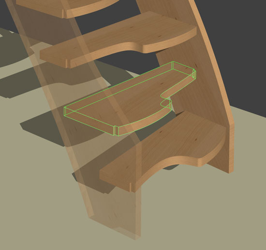 3D stair