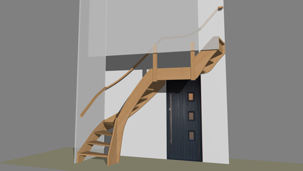 stair project in stairdesigner