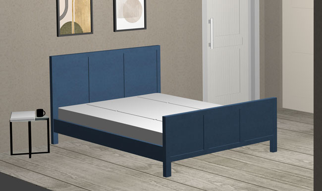 close up of bed in PolyBoard
